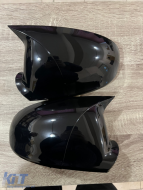 Batman design mirror covers suitable for VW GOLF 5 - black piano lacquer-image-6260607