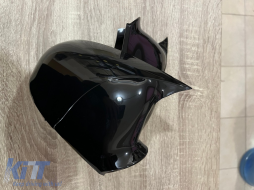 Batman design mirror covers suitable for VW GOLF 5 - black piano lacquer-image-6260608