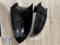 Batman design mirror covers suitable for VW GOLF 5 - black piano lacquer-image-6260609