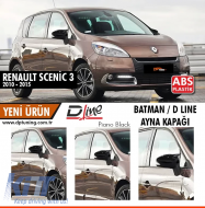 image-73-Batman Spiegelabdeckung Piano Black geeignet für Scenic 3 / 2010-2015