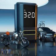 Batterie-Luftkompressor mit Display, Powerbank, Taschenlampe-image-6205129