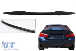 Becquet Aileron Coffre Aile pour BMW Série 4 F36 Gran Coupé 2014-2019 M4 Design Noir-image-6101773