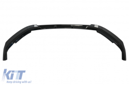 Becquet Aileron d'extension lèvre avant pour Peugeot 208 Mk2 2020+ Noir brillant-image-6089898