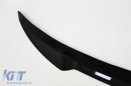 Becquet couvercle coffre pour Audi A5 8T 8T Facelift Coupé 2007-2016 noir brillant-image-6092438
