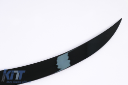 Becquet de coffre pour Tesla Model 3 2017-up Spoiler Noir brillant-image-6095906