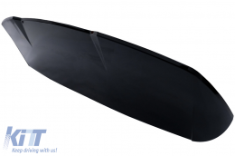 Becquet Toit Aileron Arrière pour Audi Q8 SUV 2018-up RS Design Brillant Noir-image-6084573