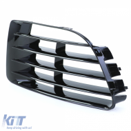 Belüftungsgitterabdeckung Schwarz geeignet für R20 Stoßstange Links für VW Golf 6 5K1 09-13-image-6201155