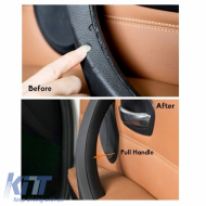 Belső ajtókilincs BMW 3 E90 05-11 bal hátsó 2 db-os szett fekete-image-6297291