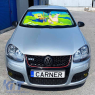 Belső első ablak napellenző Sponge Bob & Patrick mintával 60 x 130 cm-image-6293907
