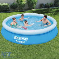 BESTWAY 366x76cm Fast Set kerek medence szűrővel és vízforgatóval-image-6198714