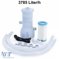 BESTWAY 366x76cm Rundes Fast Set Schwimmbecken mit kompletter Filterpumpe-image-6196643