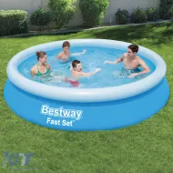 BESTWAY 366x76cm Rundes Fast Set Schwimmbecken mit kompletter Filterpumpe-image-6198714