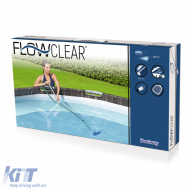 BESTWAY Poolpflege Set mit Venturi-Skimmer-Vakuum, geeignet für Pools bis zu 396 cm-image-6191339