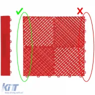 Bevel 40cm for floor tile click system red-image-6327249
