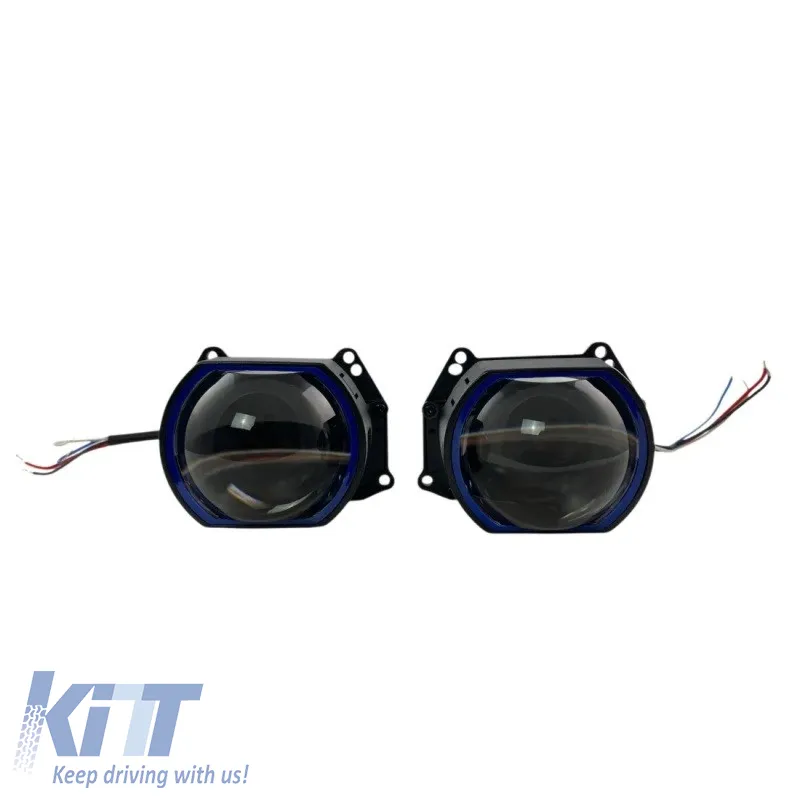 Bi-Led Headlights Square Projectors suitable for Retrofit 3.0" Α38 6000K 58W / 68W 2 Pieces