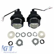 Bi-Led Headlights Square Projectors suitable for Retrofit 3.0