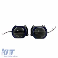 Bi-Led Headlights Square Projectors suitable for Retrofit 3.0