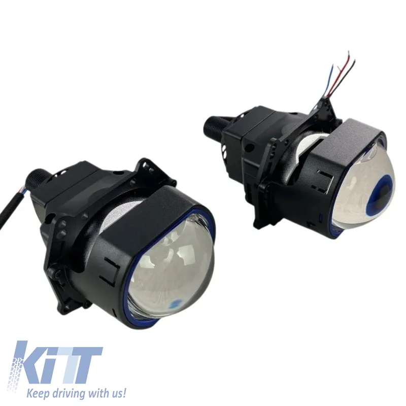 Bi-Led Headlights Square Projectors suitable for Retrofit 3.0" Α38 6000K 58W / 68W 2 Pieces