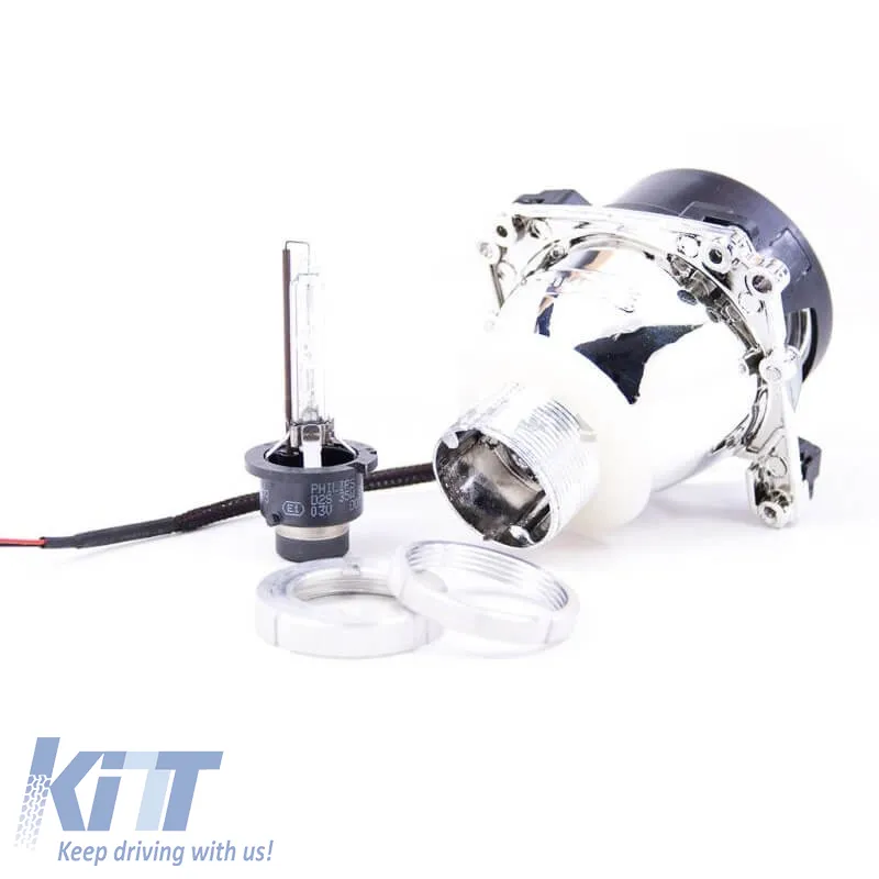 Bi-Xenon Headlight Projectors suitable for Retrofit 2.5" D2S Without Covers 2 Pieces
