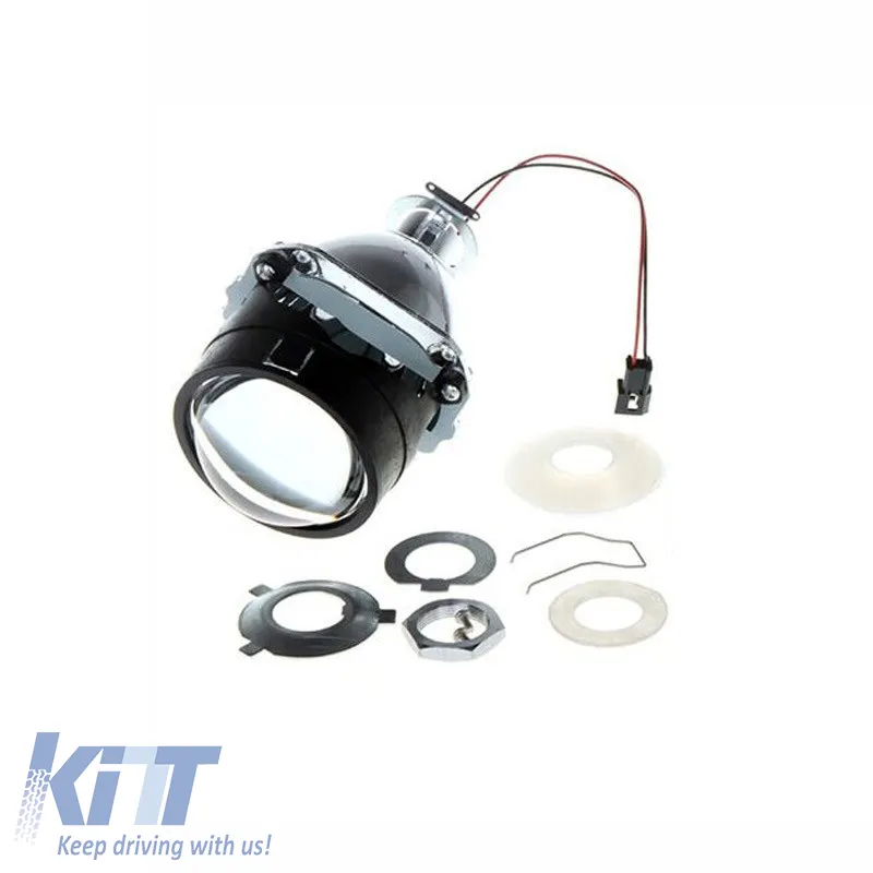 Bi-Xenon Headlight Projectors suitable for Retrofit 2.5" H1 Without Covers 2 Pieces