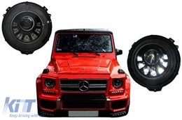 Фарове Bi-Xenon LED подходящи за Mercedes G-Class W463 (2005-2017) M Квадрат Look-image-6127531