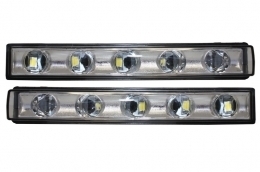 Фарове Черен Bi-Xenon Look with Covers white LED DRL подходящи за Mercedes G-Class W463 (1989-2012) G65 Дизайн-image-6019964