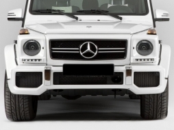 Фарове Черен Bi-Xenon Look with Covers white LED DRL подходящи за Mercedes G-Class W463 (1989-2012) G65 Дизайн-image-6019968