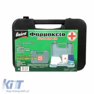 Biztonsági készlet 4 részes, elakadásjelző háromszög, elsősegély csomag, 1kg-os poroltó, kesztyű Guard 01906-image-6295023
