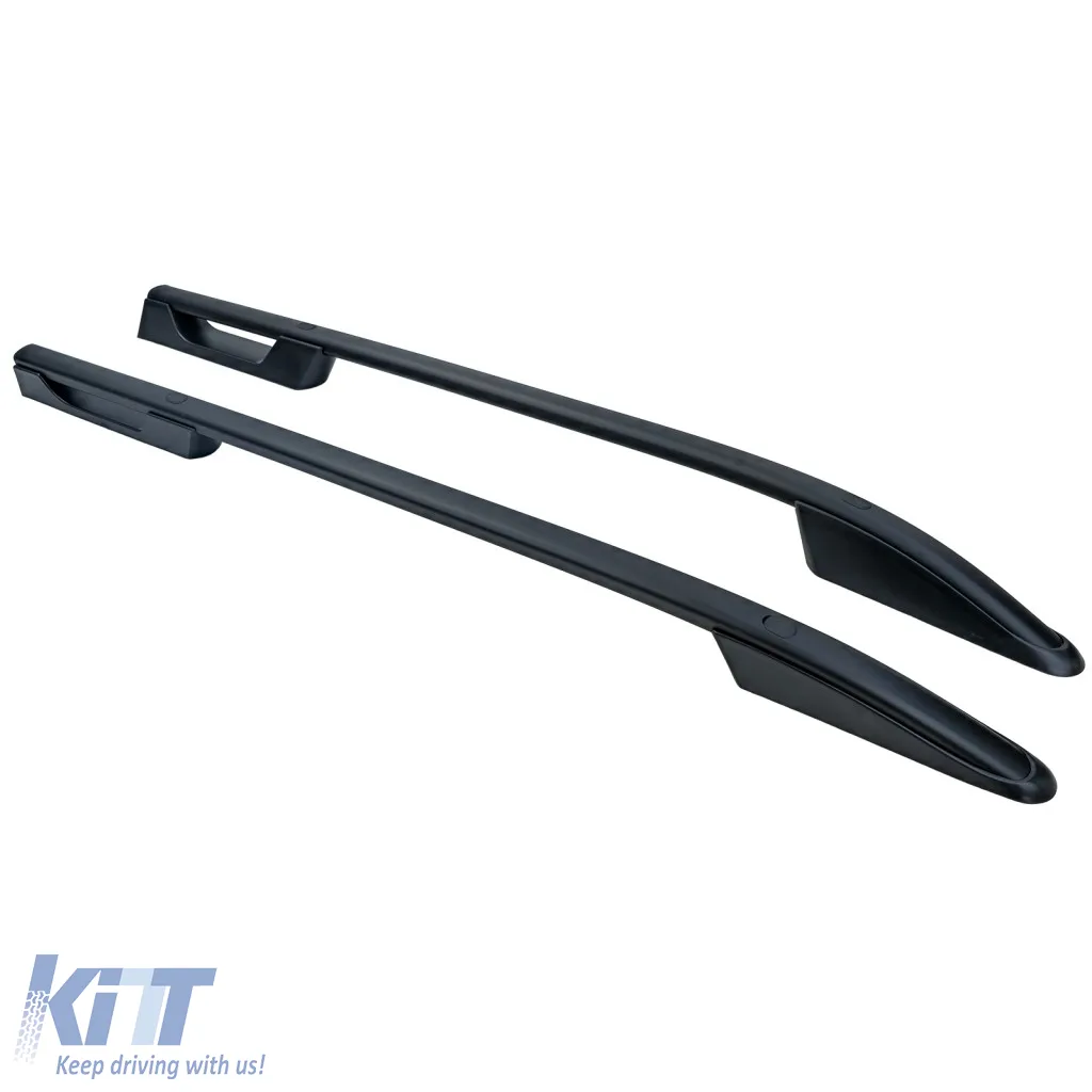 Black aluminum roof rails retrofit suitable for VW Amarok I 2010-2022