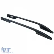 Black aluminum roof rails retrofit suitable for VW Amarok I 2010-2022-image-6326799