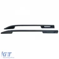 Black aluminum roof rails retrofit suitable for VW Amarok I 2010-2022-image-6326800