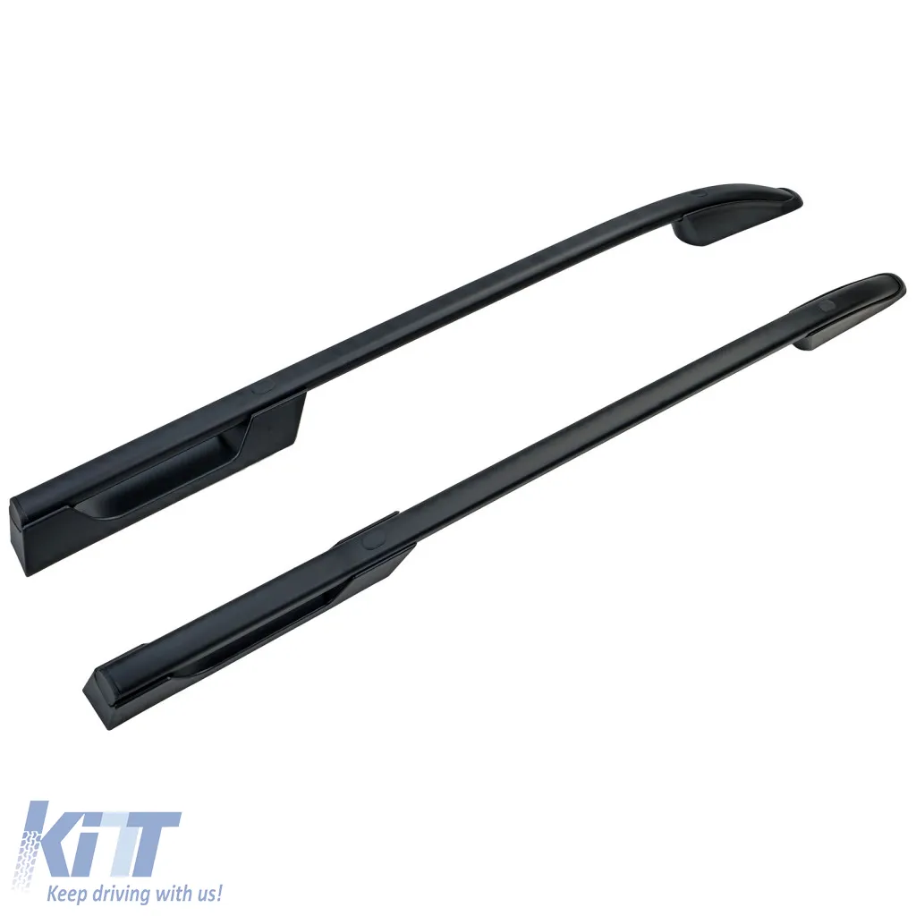 Black aluminum roof rails retrofit suitable for VW Amarok I 2010-2022