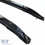 Black aluminum roof rails retrofit suitable for Ford Ranger T9 from 2023-image-6327543
