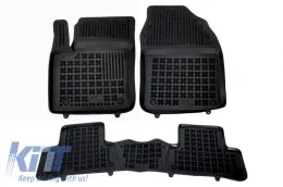 image-4-Black Floor Mats Rubber suitable for TOYOTA C-HR (2016-Up)