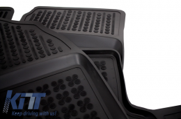 Black Floor Mats Rubber suitable for TOYOTA C-HR (2016-Up)-image-6027049