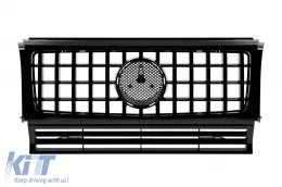 image-77-Black gloss GT-style grille suitable for Mercedes G-Class W463 1990–2018