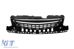 image-28-Black grille suitable for Opel Corsa D 2011-2014, without emblem opening
