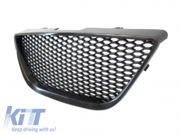 Black grille suitable for Seat Ibiza 2008-2017-image-6220528