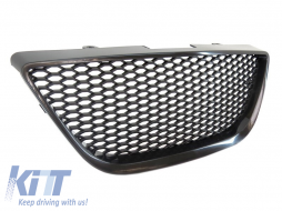 Black grille suitable for Seat Ibiza 2008-2017-image-6220529