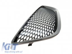 Black grille suitable for Seat Ibiza 2008-2017-image-6220531