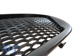Black grille suitable for Seat Ibiza 2008-2017-image-6220532