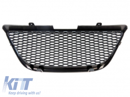 Black grille suitable for Seat Ibiza 2008-2017-image-6220533