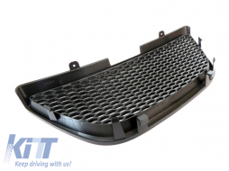 Black grille suitable for Seat Ibiza 2008-2017-image-6220535
