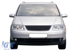 Black grille without emblem suitable for VW Touran 2003-2006-image-6216924