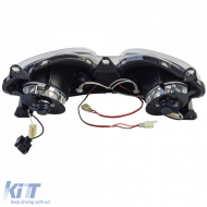 Black headlight E-approved New for Yamaha XP 500 TMAX 2001-2007-image-6259074