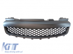 image-11-Black honeycomb grille without emblem suitable for Opel Zafira 2005-2011