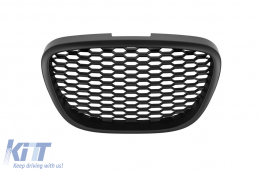 image-33-Black honeycomb grille without emblem suitable for Seat Leon 2006-2009
