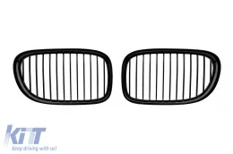 image-55-Black kidney grilles suitable for BMW 7 Series F01 short wheelbase, F02 long wheelbase 2008-2015