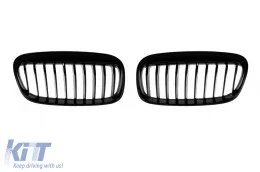 image-6-Black kidney grilles suitable for BMW Series 2 F45, F46 after 2014 with single slats