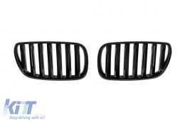 Black kidney grilles suitable for BMW X3 E83 2007-2010 - ABBMGR6008363